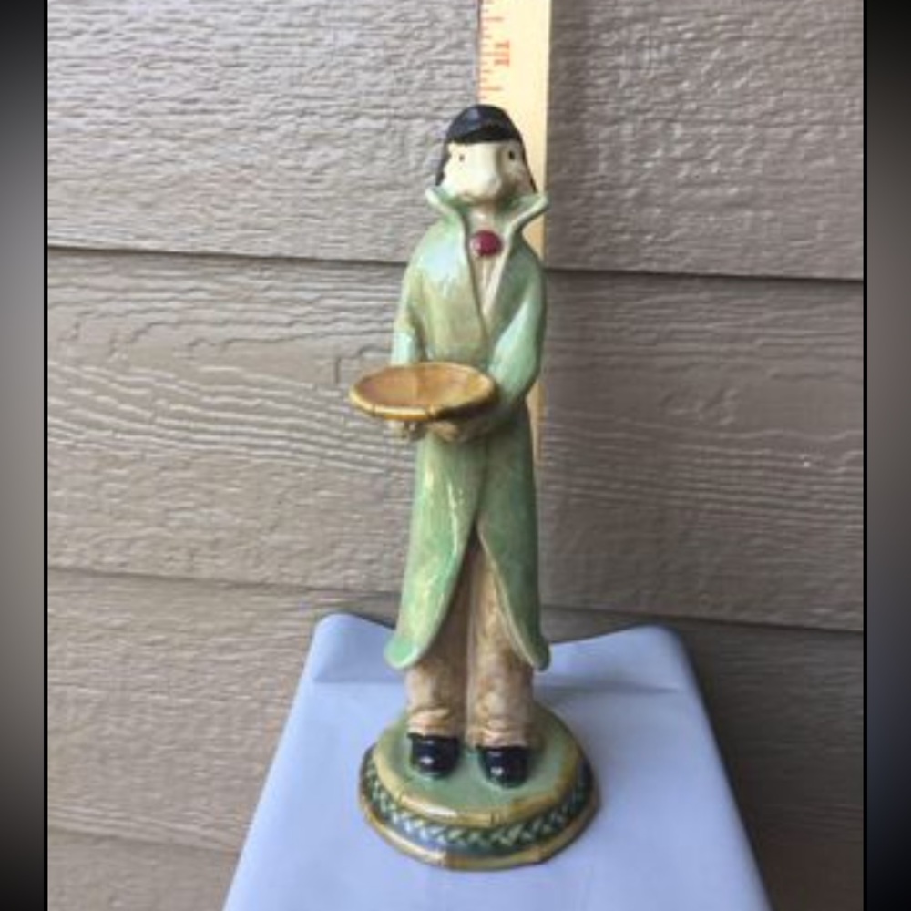 Porcelain Vintage Figurine One Beautiful Dog Butlers Strasbourg Unique - Picture 3 of 10